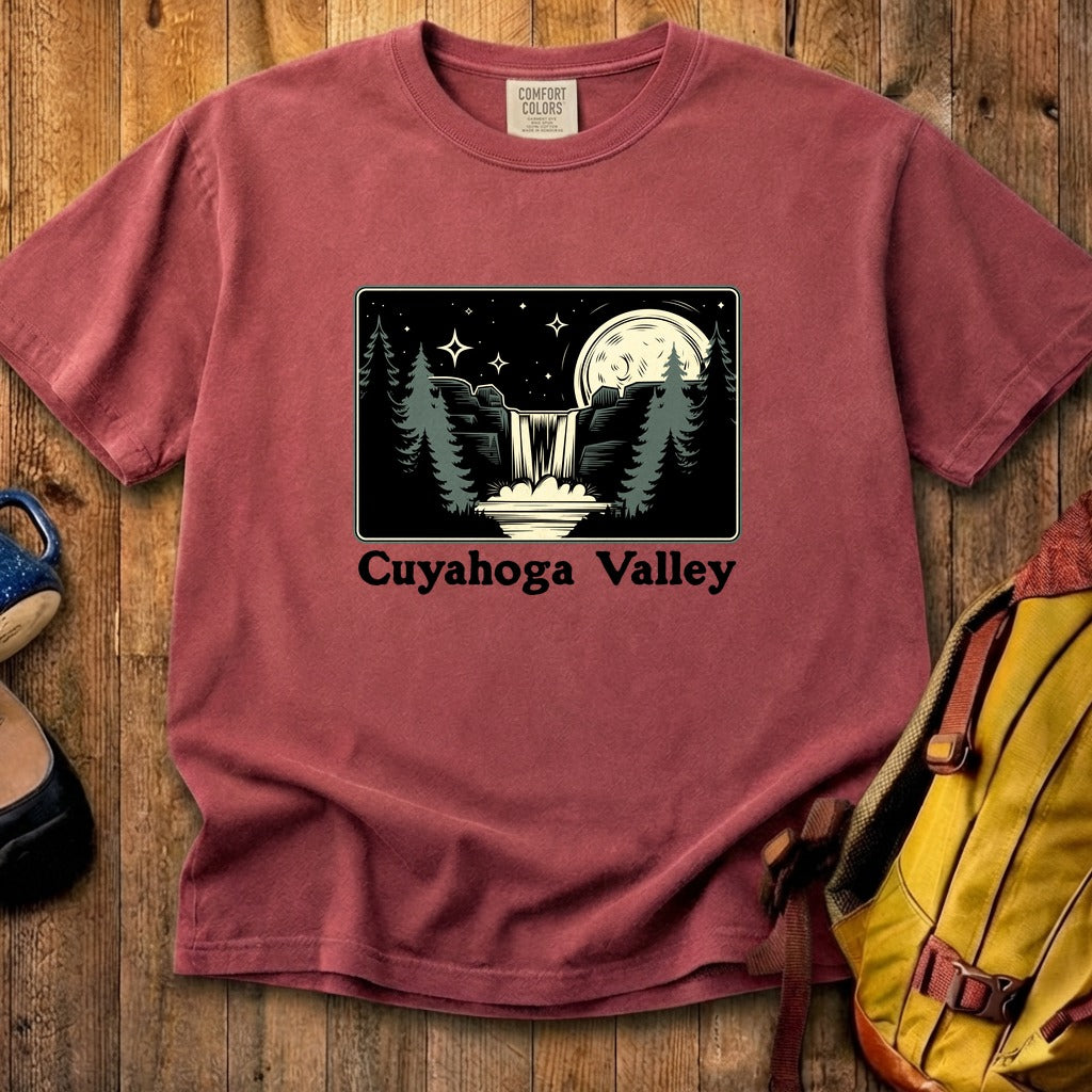Cuyahoga Valley at Night Cotton T-Shirt