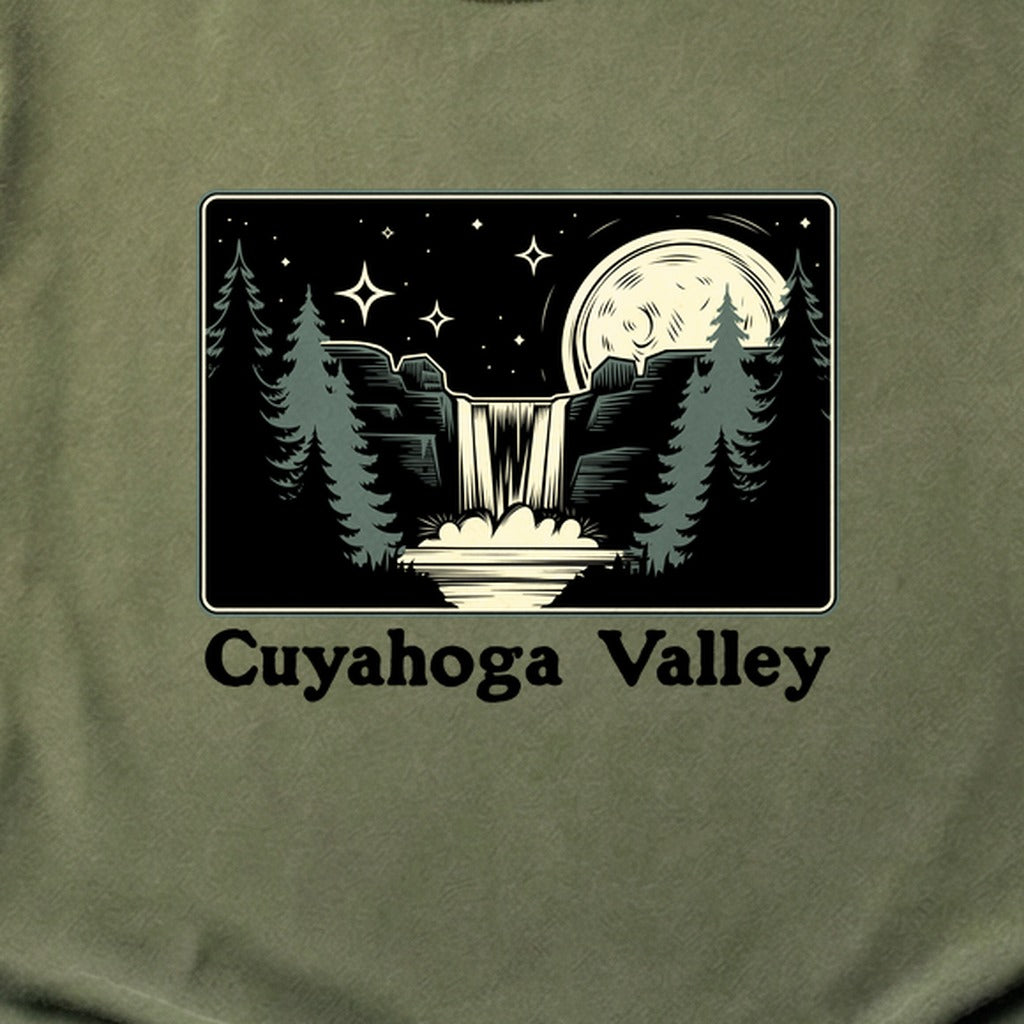 Cuyahoga Valley at Night Cotton T-Shirt