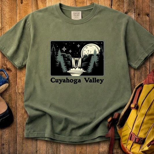 Cuyahoga Valley at Night Cotton T-Shirt