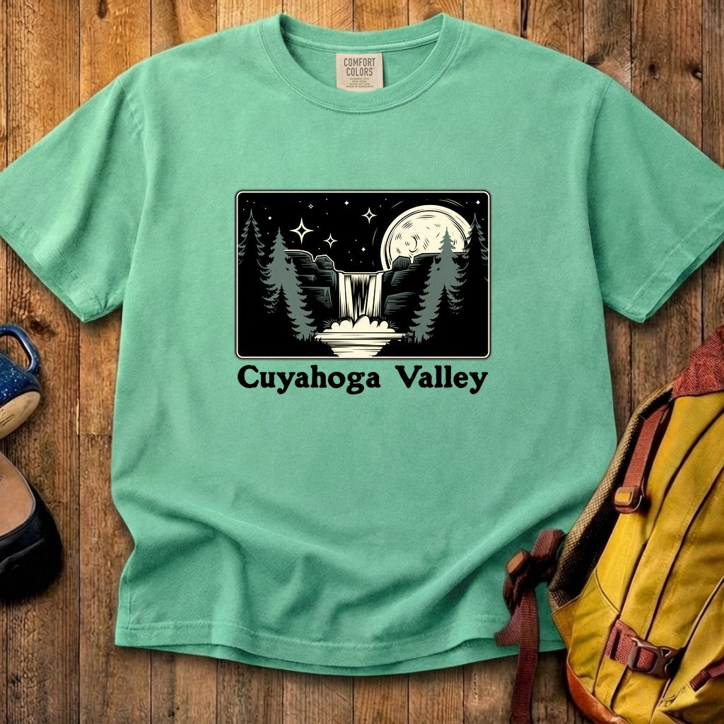 Cuyahoga Valley at Night Cotton T-Shirt