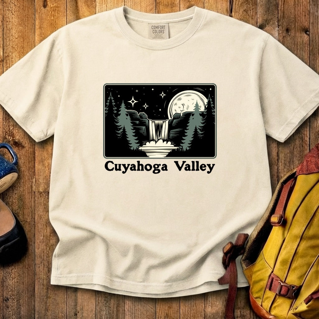 Cuyahoga Valley at Night Cotton T-Shirt