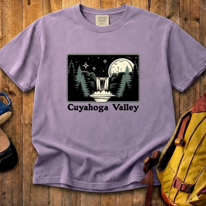 Cuyahoga Valley at Night Cotton T-Shirt