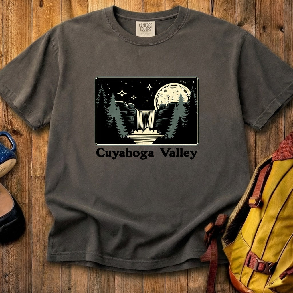 Cuyahoga Valley at Night Cotton T-Shirt