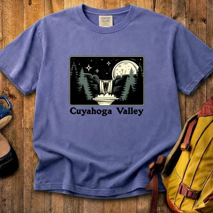 Cuyahoga Valley at Night Cotton T-Shirt