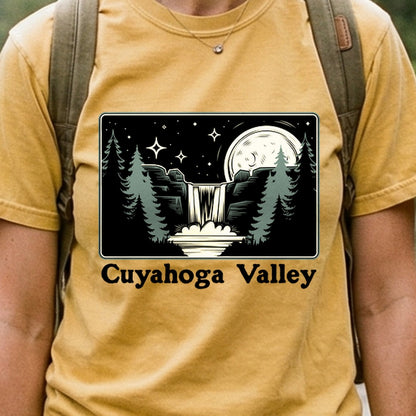Cuyahoga Valley at Night Cotton T-Shirt