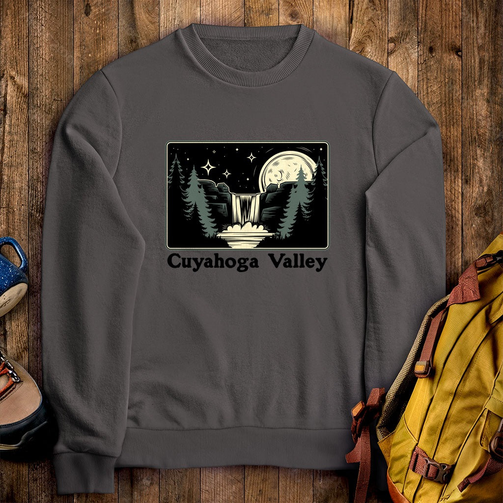 Cuyahoga Valley at Night Crewneck Sweatshirt