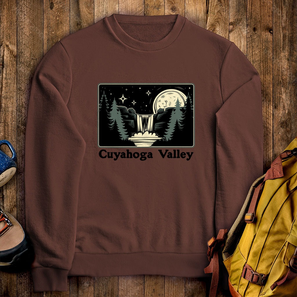Cuyahoga Valley at Night Crewneck Sweatshirt