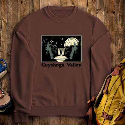 Cuyahoga Valley at Night Crewneck Sweatshirt