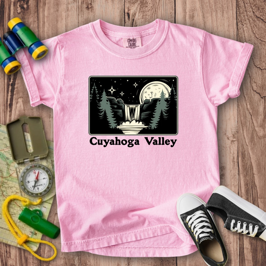 Cuyahoga Valley at Night Kids Cotton T-Shirt