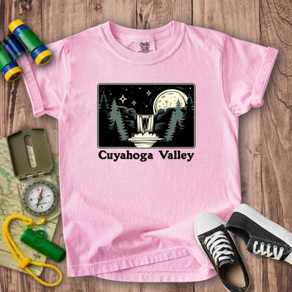 Cuyahoga Valley at Night Kids Cotton T-Shirt