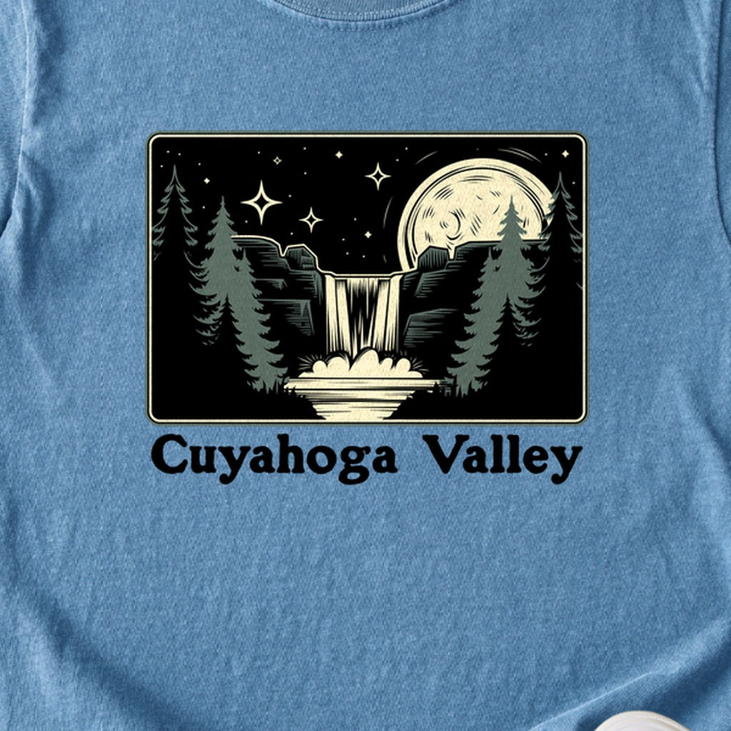 Cuyahoga Valley at Night Kids Cotton T-Shirt