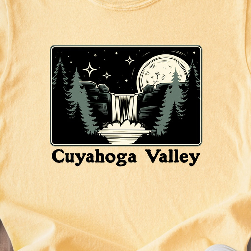 Cuyahoga Valley at Night Kids Cotton T-Shirt