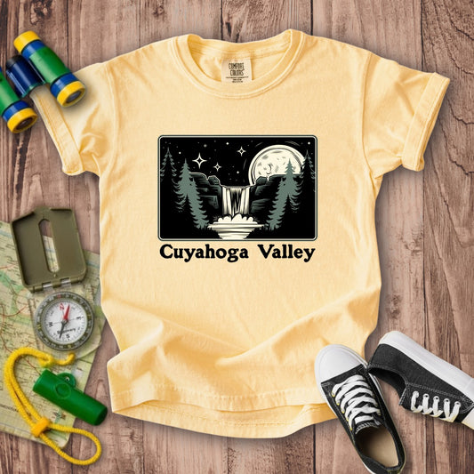 Cuyahoga Valley at Night Kids Cotton T-Shirt