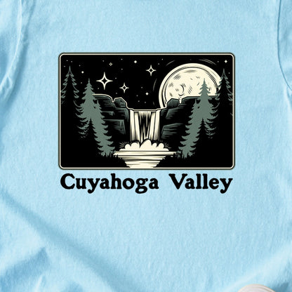 Cuyahoga Valley at Night Kids Cotton T-Shirt