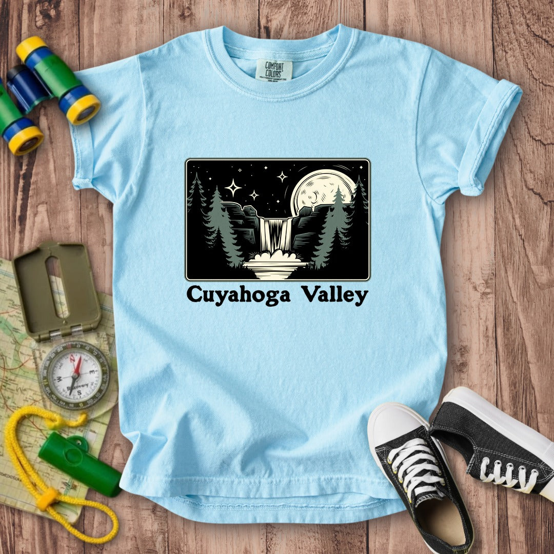 Cuyahoga Valley at Night Kids Cotton T-Shirt