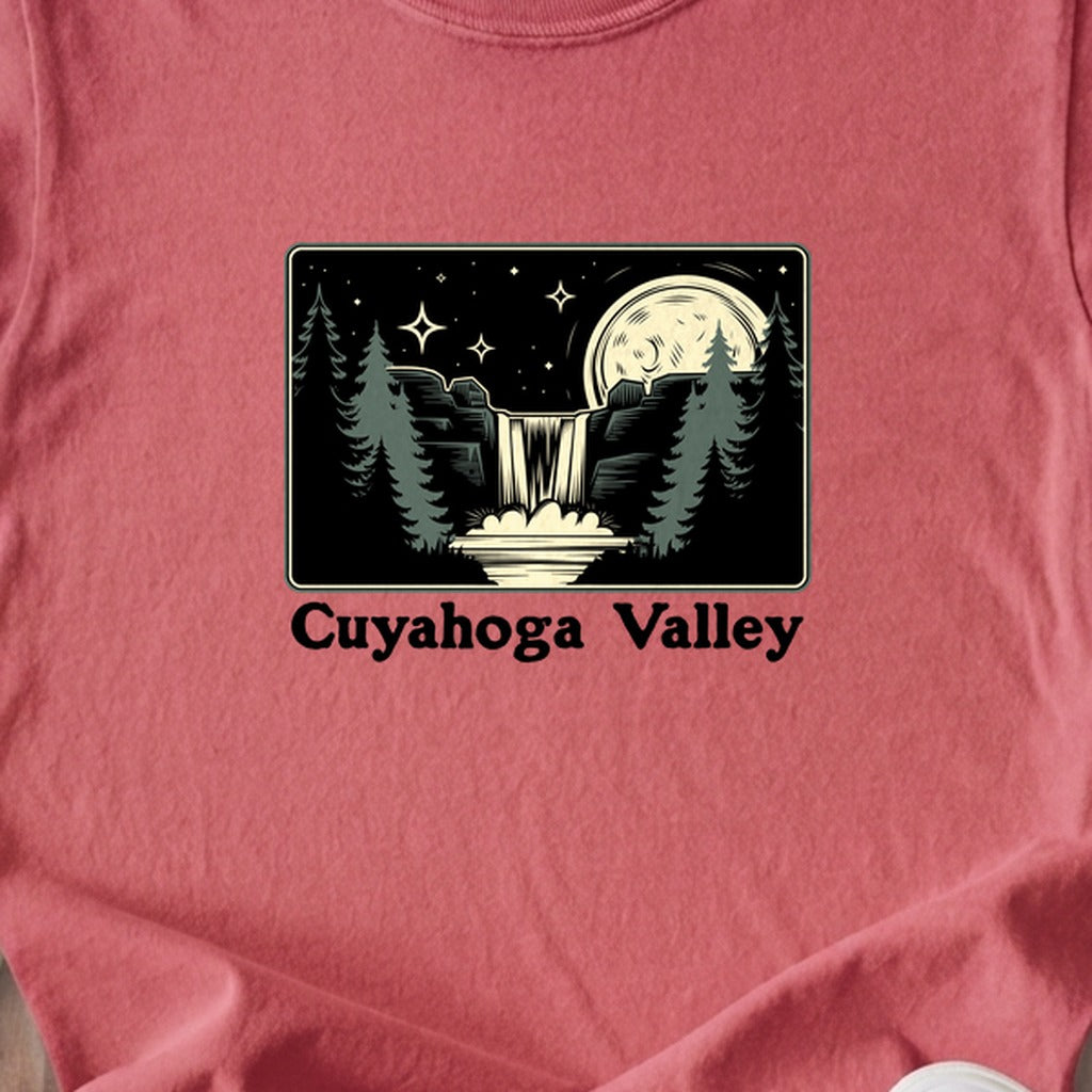 Cuyahoga Valley at Night Kids Cotton T-Shirt