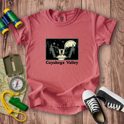 Cuyahoga Valley at Night Kids Cotton T-Shirt