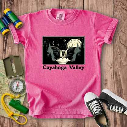 Cuyahoga Valley at Night Kids Cotton T-Shirt
