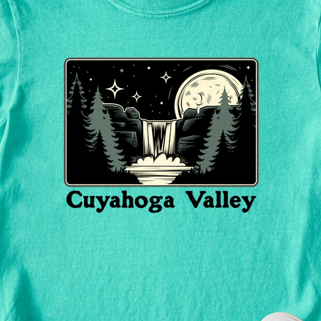 Cuyahoga Valley at Night Kids Cotton T-Shirt