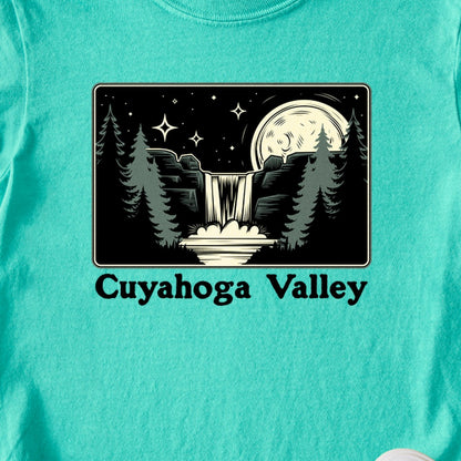 Cuyahoga Valley at Night Kids Cotton T-Shirt