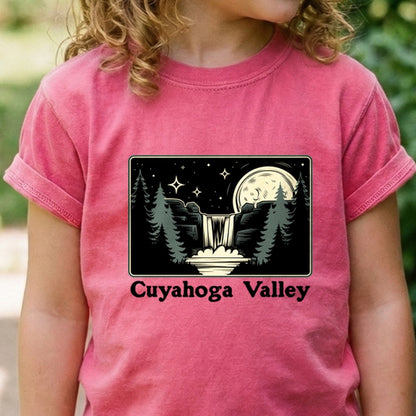 Cuyahoga Valley at Night Kids Cotton T-Shirt