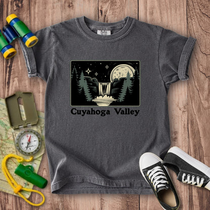Cuyahoga Valley at Night Kids Cotton T-Shirt