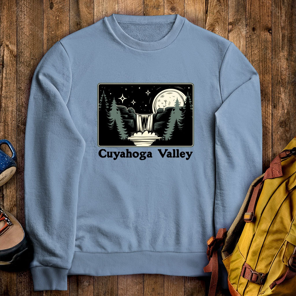 Cuyahoga Valley at Night Crewneck Sweatshirt