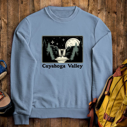 Cuyahoga Valley at Night Crewneck Sweatshirt