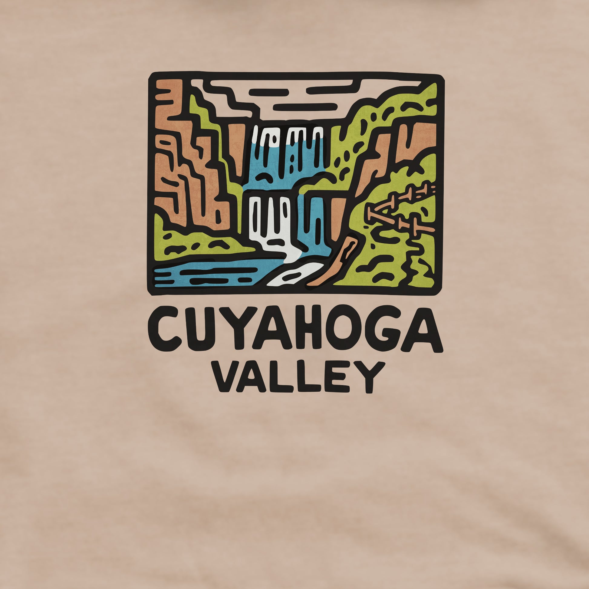 Cuyahoga Valley National Park Crewneck Sweatshirt Adventure and Outdoors Themed Sweatshirt