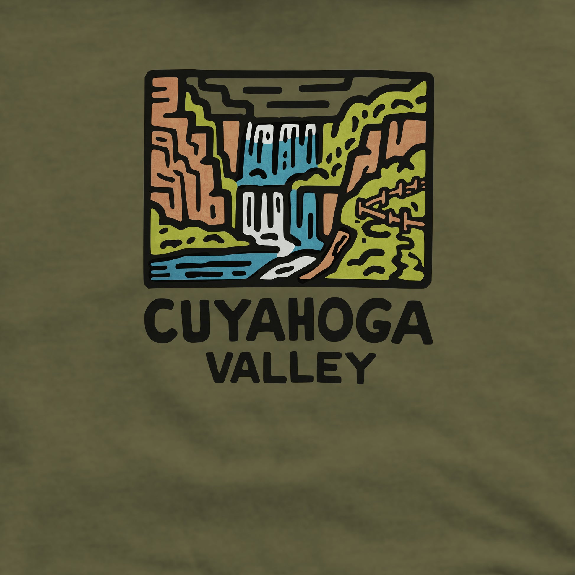 Cuyahoga Valley National Park Crewneck Sweatshirt Adventure and Outdoors Themed Sweatshirt