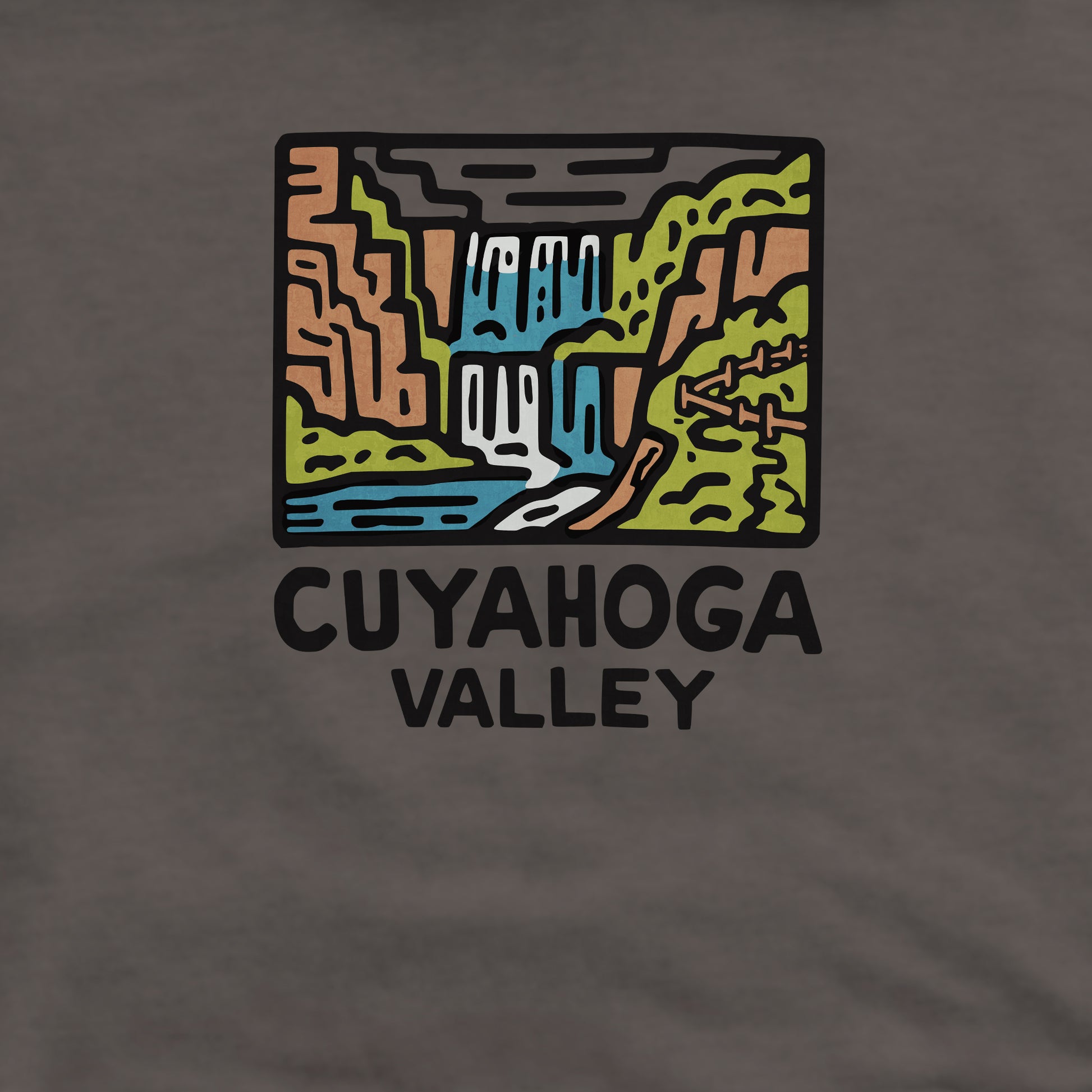 Cuyahoga Valley National Park Crewneck Sweatshirt Adventure and Outdoors Themed Sweatshirt