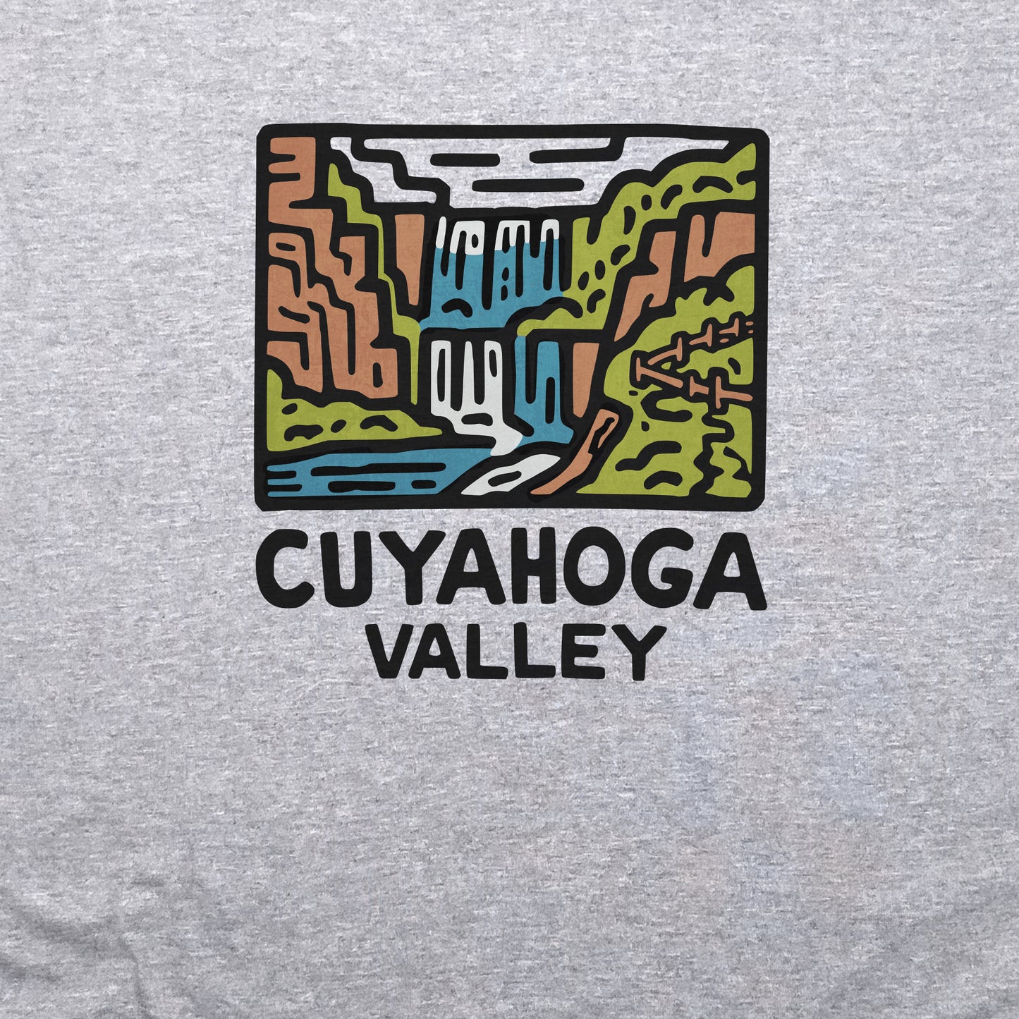 Cuyahoga Valley National Park Crewneck Sweatshirt Adventure and Outdoors Themed Sweatshirt
