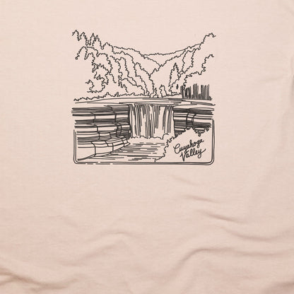 Cuyahoga Valley Line Drawing T-Shirt