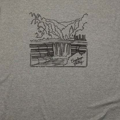 Cuyahoga Valley Line Drawing T-Shirt