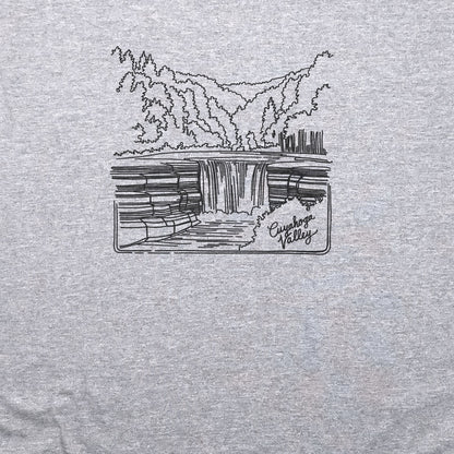 Cuyahoga Valley Line Drawing T-Shirt