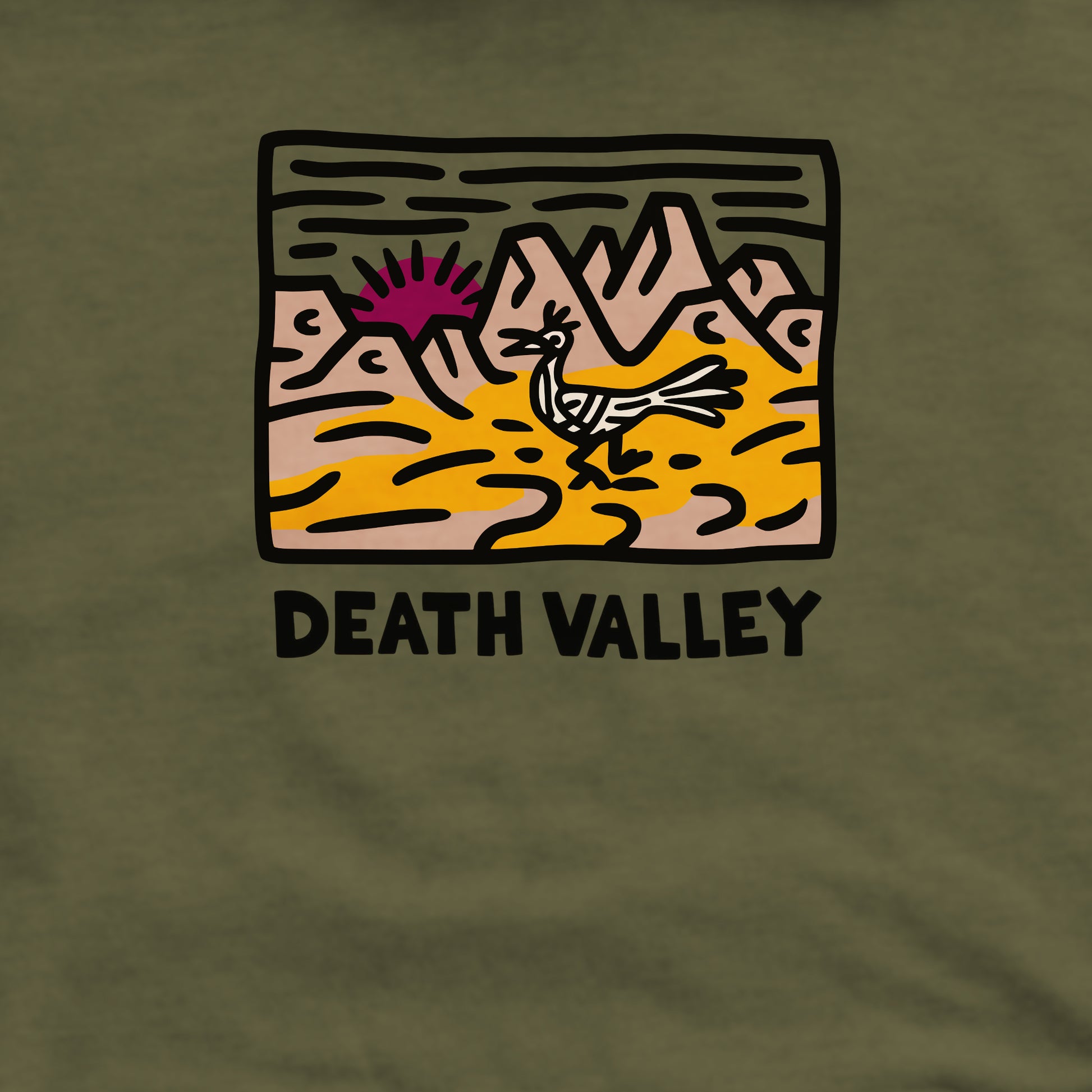 Death Valley National Park Crewneck Sweatshirt Adventure and Outdoors Themed Sweatshirt
