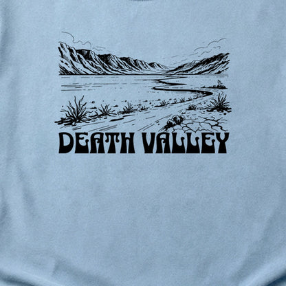 Death Valley National Park Line Drawing Cotton T-Shirt