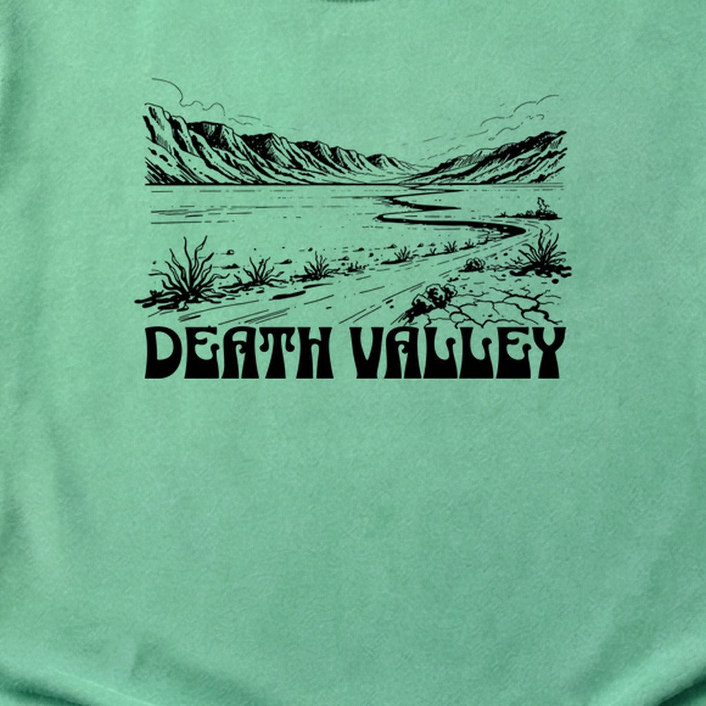 Death Valley National Park Line Drawing Cotton T-Shirt