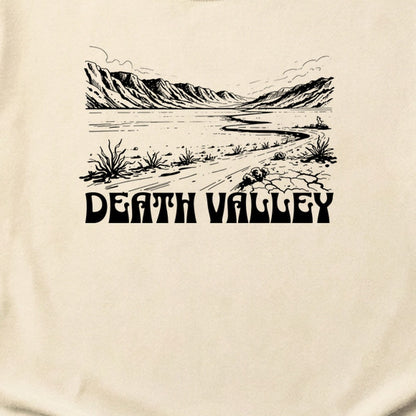 Death Valley National Park Line Drawing Cotton T-Shirt