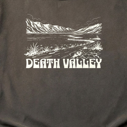 Death Valley National Park Line Drawing Cotton T-Shirt