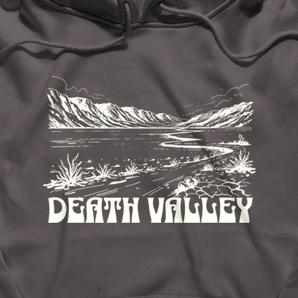 Death Valley National Park Line Drawing Hoodie