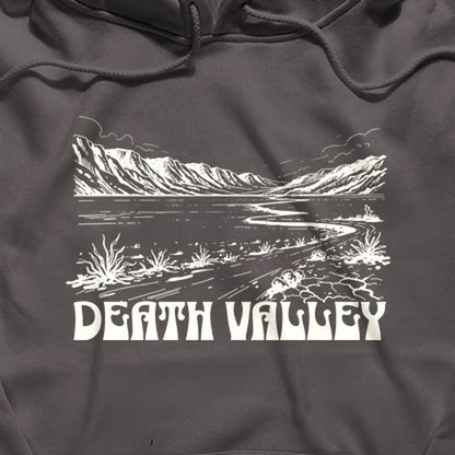 Death Valley National Park Line Drawing Hoodie