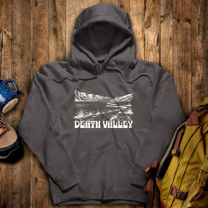 Death Valley National Park Line Drawing Hoodie