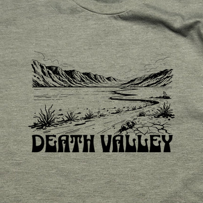 Death Valley National Park Line Drawing T-Shirt