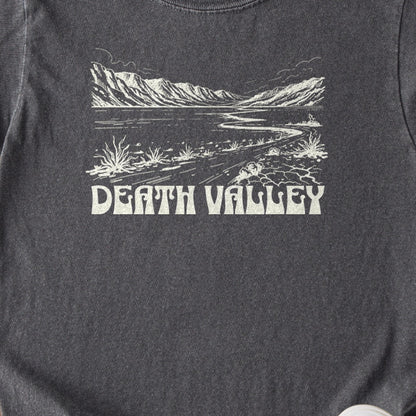 Death Valley National Park Line Drawing Kids Cotton T-Shirt