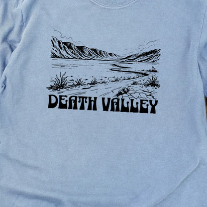 Death Valley National Park Line Drawing Premium Long Sleeve