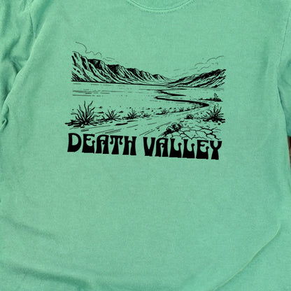Death Valley National Park Line Drawing Premium Long Sleeve