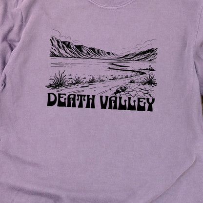 Death Valley National Park Line Drawing Premium Long Sleeve