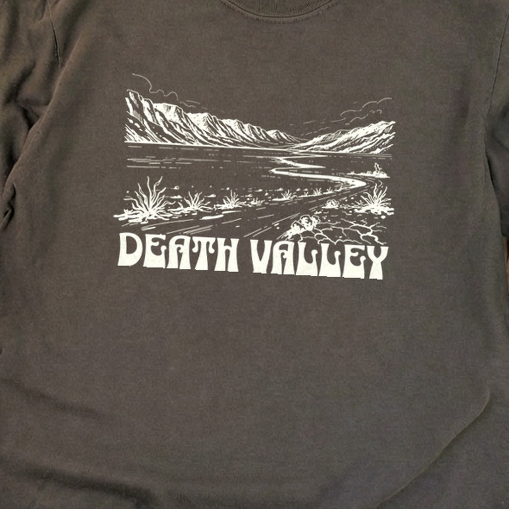 Death Valley National Park Line Drawing Premium Long Sleeve