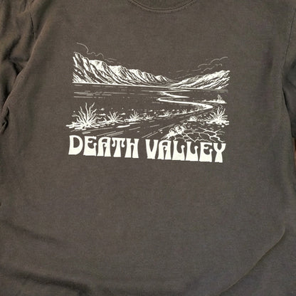 Death Valley National Park Line Drawing Premium Long Sleeve